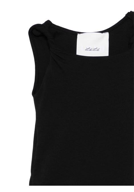 Abito con arricciatura Lù-Lù BY MISS GRANT | LL4155NERO